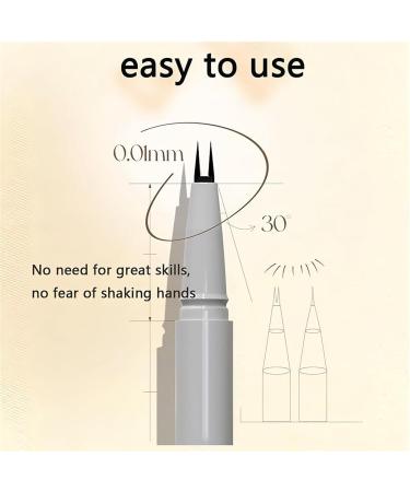 Double Tip Lower Eyelash Pencil 3D Waterproof Liquid Eyeliner Eyelash Pen Ultra Fine Dual-ended Lower Eyelash Pen Dual Pronged Bottom Eyelashes Pen Waterproof Liquid Eyeliner (three colors) - Buy Online on GoSupps.com
