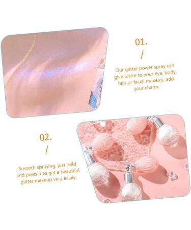 FOMIYES 3pcs High Gloss Dusting Glitter Balloons Spray Hair Gel Diamond Balloons Shimmering Spray Hair Glitter Balloon Shine Spray Highlighter Powder Spray Powder Spray Glitter Miss Purple 7.5x7cm x3pcs Purplex3pcs - Buy Online on GoSupps.com