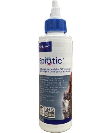 Virbac Epi-Optic Dog and Cat Ear Cleaner 125 ml - Buy Online on GoSupps.com