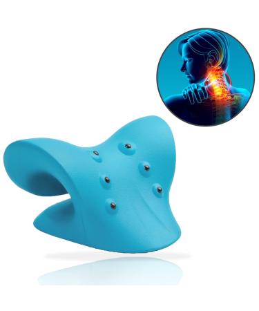 BulBus Bow Neck Hump Corrector Pillow-Neck Stretcher Posture Corrector for Pain-Shoulder & Neck Relaxer-Cervical Neck Traction Pillow- Magnetic Neck Stretcher - Buy Online on GoSupps.com