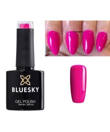 Bluesky Nail Gel Polish Pink Purple Orchid Cerise Pink Spring Summer Color A65 UV LED Soak Off 10ml