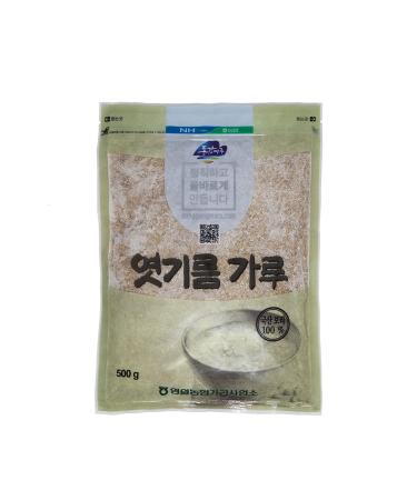 NongHyup Diastatic Dry Malt Barley Powder (  ), Product of Korea, All Natural, for , Red Hot Pepper Paste,   , 100%  (500g/17.6oz)