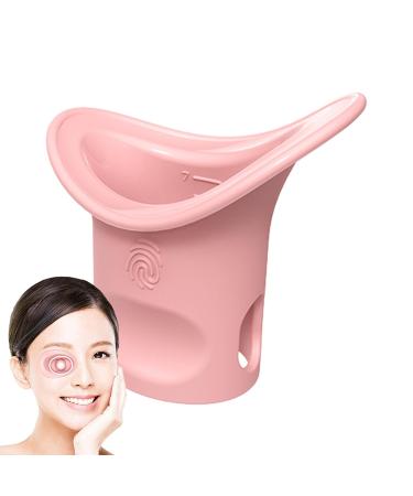 Ristyur Pink Eye Flushing Cup | Portable Silicone Eye Rinse Cup for All Ages | Soft Eye Cleaning Bowl - Buy Online on GoSupps.com