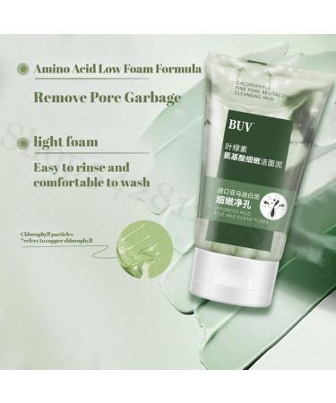 Ximan Facial cleansing clay amino acids chlorophyll facial and body cleansing sludge for internal use natural mud blackhead remover pore deep cleansing for health and - Buy Online on GoSupps.com