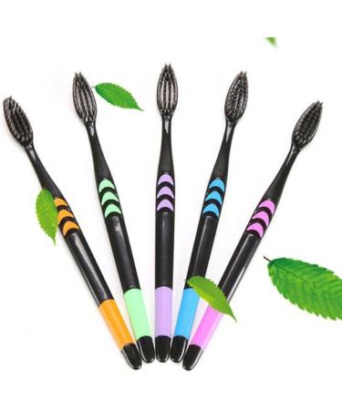 SUICRA Black Soft Bristle Toothbrushes - 10 Pack for Adults | Superior Oral Care & Cleaning - Buy Online on GoSupps.com