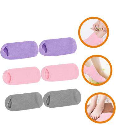 FRCOLOR 9 Pairs Foot Gel Socks Cotton-spandex Miss Care Casual Socks - Buy Online on GoSupps.com