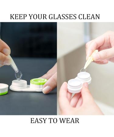 8 PCs Silicone Contact Lens Applicator Set - Portable Tools with Tweezers & Memory Case | Reusable Contact Lens Remover for Easy Eye Care - Buy Online on GoSupps.com