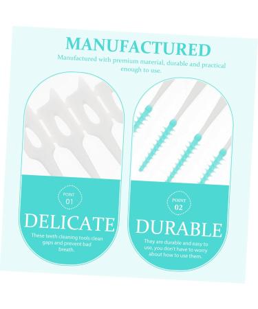 Partykindom 400 STK Interdental Brushes - Portable Tooth Cleaning Flap Picks for Braces | Professional Dental Tools - Buy Online on GoSupps.com