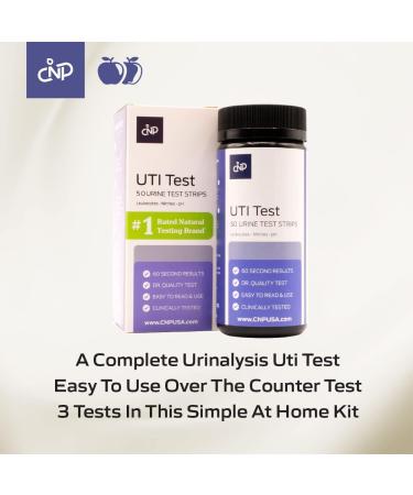 UTI Test Strips Kit - 50 Count for pH, Leukocytes, Nitrites | UTI Testing - Buy Online on GoSupps.com