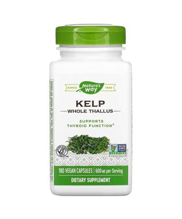 Nature's Way Kelp, 180 Capsules (Pack of 2)