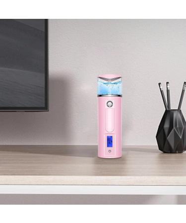 Mist Sprayer | Hydrating Handheld Nano Facial Mister with Skin Analysis - Face Facial Sprayer for Skin Care Refreshing Revitalizing & Soothing - Face Steamer for Daily Use Aezon Pink - Buy Online on GoSupps.com