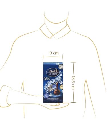 Lindt Lindor Dark Chocolate Mix | 4 x 136g Bags | Gourmet Praline Gift | Dark 60% & 70% Fillings - International Shipping Available - Buy Online on GoSupps.com