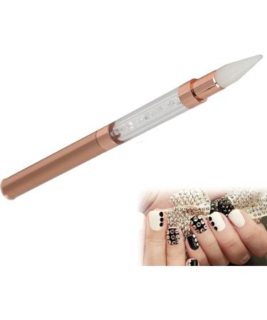 Nail Art Dotting Pen Ergonomic Length Wax Tip Dotting Pen Dual Ended for Different Sizes Types Rhinestone(white) - Buy Online on GoSupps.com