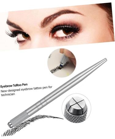 Mikinona 1pc Permanent Eyebrow Pen Pen Silver Eyebrow Pen Embroidered Eyebrow Pencil - Buy Online on GoSupps.com
