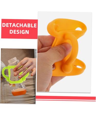 TOMETURE 2pcs Bottle Handle Bottle Handle Bottle Handles Bottle Grip Milk Bottle Handles Bottle Accessories Newborn Feeder Wide Mouth - Buy Online on GoSupps.com