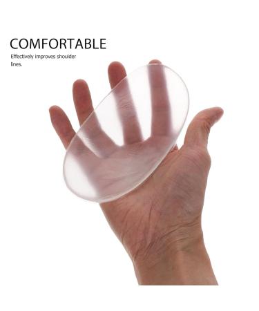 AOKWAWALIY 1 Pair Silicone Shoulder Pads Invisible Shoulder Pads Self-adhesive Women Shoulder Pads Push-up Pads Enhancer - Buy Online on GoSupps.com