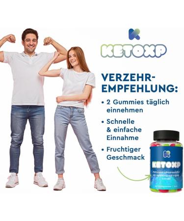KETOXP Gummies - Delicious Keto Diet Gummy Bears | 60 Fruit Gummies for Weight Loss & Energy - Buy Online on GoSupps.com