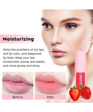 6Pcs Mini Color Changing Lip Balm Set - Hydrating Lip Glow Oil Set/Tinted Lipstick Fruit-Flavored Lip Gloss Sets/Moisturizing Lip Tint Lip Care Kit - Buy Online on GoSupps.com