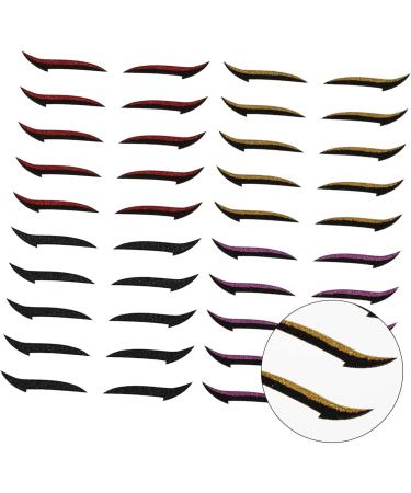 Beatifufu 20 Pairs Eyeshadow Stickers Eyeliner Face Makeup Eyeliner Transfer Eyeshadow Eyelid Stickers Glue - Buy Online on GoSupps.com