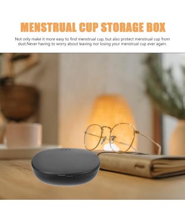 Ultechnovo 2-Piece Box Storage Holder & Silicone Shell Menstrual Pillow Bag | Menstrual Disc Cleaner & Carrier - Black (1 Pack) | International Shipping Available - Buy Online on GoSupps.com