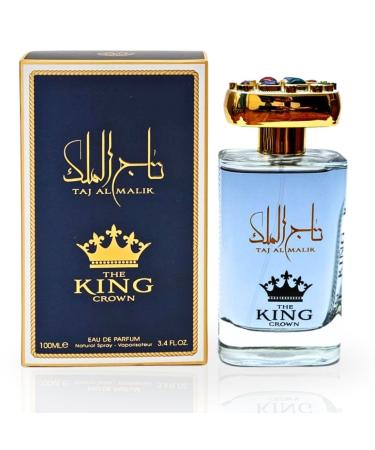 Taj Al Malik EDP Spray 100ML (3.4 OZ) By Ard Al Zaafaran | Experience The Allure Of This Warm Spicy & Floral Fragrance.
