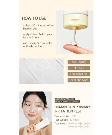 mixsoon Bean Sunscreen 1.69 Fl. Oz. / 50ml SPF 50 Airy Texture Type Lightweight No White Cast For Face Korean Glass Skin Care - Buy Online on GoSupps.com
