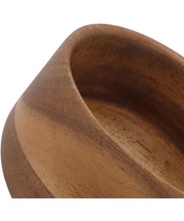 Premium Wood Shaving Bowl - Compact Arched Design for Home & Salon | Eco-Friendly Shaving Cup - Buy Online on GoSupps.com