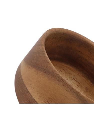 Wooden Men's Shaving Bowl - Burr-Free Compact Foam Mug for Home & Barber Shop - Buy Online on GoSupps.com
