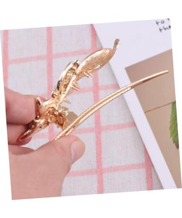 FRCOLOR Banana Hair Clips for Women Metal Hair Barrettes Vintage Rhinestone Hair Barrettes Womens Hair Accessories Crystal Hair Barrettes Beak Clips Red Spring Clip Rhinestones - Buy Online on GoSupps.com