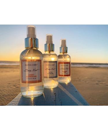 Olivia Care Body Mist Trio 3 Scents: Lotus Blossom Sugared Rose Sweet Clementine (3 Bottles Total (1 of Each Scent)) - Buy Online on GoSupps.com