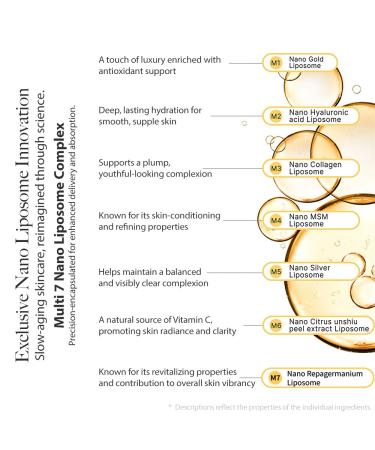 enu:b Multi-7 Nano Liposome All-in-One Slow Aging Face Serum with Hyaluronic Acid Niacinamide Adenosine & Collagen Helps Improve the Appearance of Fine Lines and Wrinkles Dermatologist-Tested - Buy Online on GoSupps.com