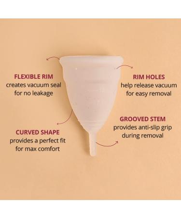 Buy Large Silicone Cups for Women - Free Pouch Included | Shop Internationally - Buy Online on GoSupps.com