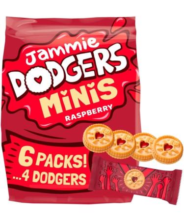 Snack Bundle Consisting of Jammie Dodgers Minis Raspberry 6 x 20g (3 Pack) - Buy Online on GoSupps.com
