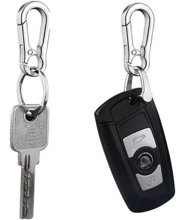 10 Mini Metal Carabiner Hooks & Key Rings - Travel & Hiking Keychain Clips - Buy Online on GoSupps.com