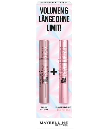Maybelline New York Black Mulled Hill Sky High Mascara 7.2 ml with Limited Edition Sky High Mascara 7.2 ml very black Limited Edition 14.4 ML (1 SPACK) LASH SECHENTATAL Sky High Very Black and Limited Edition - Buy Online on GoSupps.com