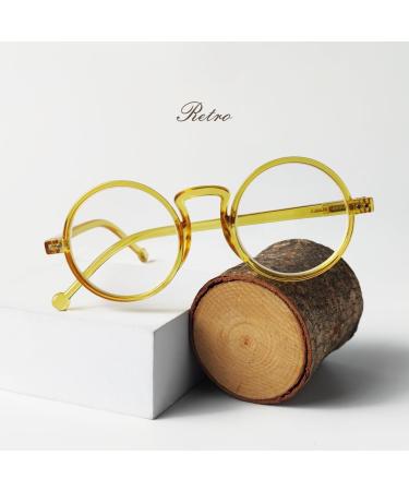 Eyekepper 4-Pack Oversized Round Reading Glasses for Men & Women | Vintage Style +3.50 | Spring Hinges | International Shipping - Buy Online on GoSupps.com