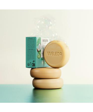 WELEDA - Hydration & Shine Solid Shampoo - Hydrates hair - Preserves natural shine - NATRUE - 50g - Buy Online on GoSupps.com