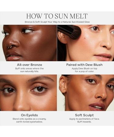 Paraben Free Vegan Bronzer Palette - Multi-Use Contour Cream for Full Coverage | Light to Deep Shades 0.7 oz - Buy Online on GoSupps.com