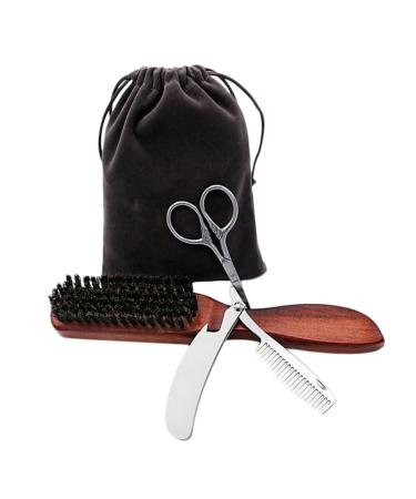 Frcolor Bart 2 sets Bartkamm men Razor Trimmer For Men Bartbrush Razor For the Men Rashur Ads for Men Men Suits Razor For Men Man Care H lzern Clothesack