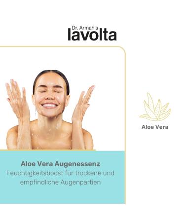 Buy Lavolta Anti-Aging Eye Cream - 30ml Vegan Formula with Aloe Vera Shea Butter Hyaluronic Acid & Vitamin E for Wrinkles Dark Circles & Puffiness - Buy Online on GoSupps.com