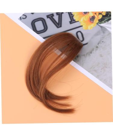 FRCOLOR Tassles Clip on Fringe Bangs Turneric Front Fringe Clip Tassel Thick Front Neat Bang Hair Bangs Clip Front Neat Air Bangs Straight Flat Clip in Air Fringe Stripe Woman Edge - Buy Online on GoSupps.com