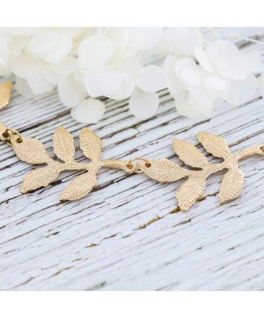 Jovono Boho Head Chain - Gold Leaf Hair Accessories & Headband for Women | International Shipping Available - Buy Online on GoSupps.com