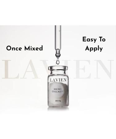 Lavien Collagen Professional Program - Skincare Set Micro Collagen and Activating Booster - Ceramide Elastin and Hyaluronic Acid Suitable for Oily Skin - 30 ml Booster Bottle 4-200 mg - Buy Online on GoSupps.com