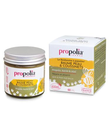 PROPOLIA - Skin, Pads & Nose Balm for dogs and cats - Propolis, Honey & Shea - Made in France - 60 ml