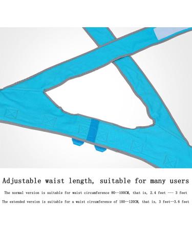 ICEMOB Transfer Belt with Leg Loops and Handles Gait Belt Adjustable Lift Belts for Elderly Patient Lift Aid 100 120Cm Reusable and Washable - Buy Online on GoSupps.com