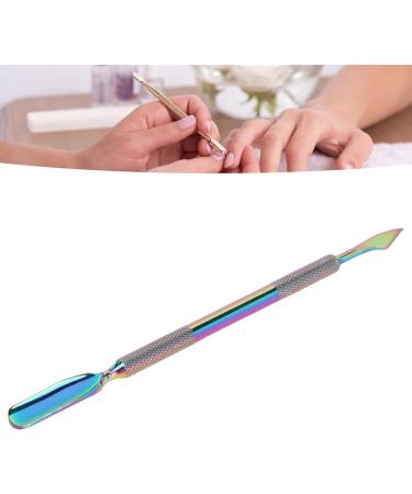 Nail Bevel Cuticle Pusher Stainless Steel Double Ended Nail Art Bevel Cuticle Pusher Manicure Tool Large Size - Buy Online on GoSupps.com