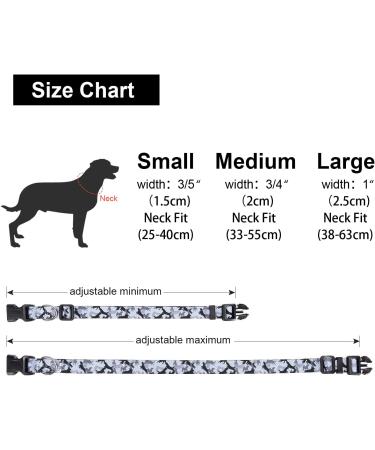 Adjustable Mercano Dog Collar - Soft Nylon Comfort & Patterned Design for Small to Medium Dogs | Camo Gray - Buy Online on GoSupps.com