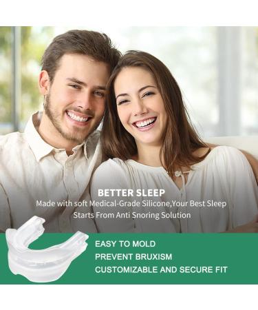 KMIIMET Anti-Snoring Mouthpiece - Comfortable Mouth Guard for Men/Women - Snoring Solution for a Better Night's Sleep - Buy Online on GoSupps.com