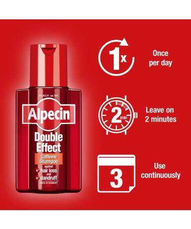 Alpecin Double Effect Shampoo 200ml - Stronger Hair Growth Formula - Buy Online on GoSupps.com