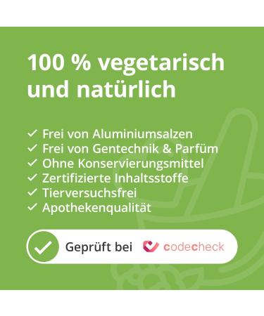  Casida Casida Natural deodorant cream without aluminium - solid deodorant with pure natural oils - effective protection against perspiration odors - pharmacy quality - 50 ml - Buy Online on GoSupps.com